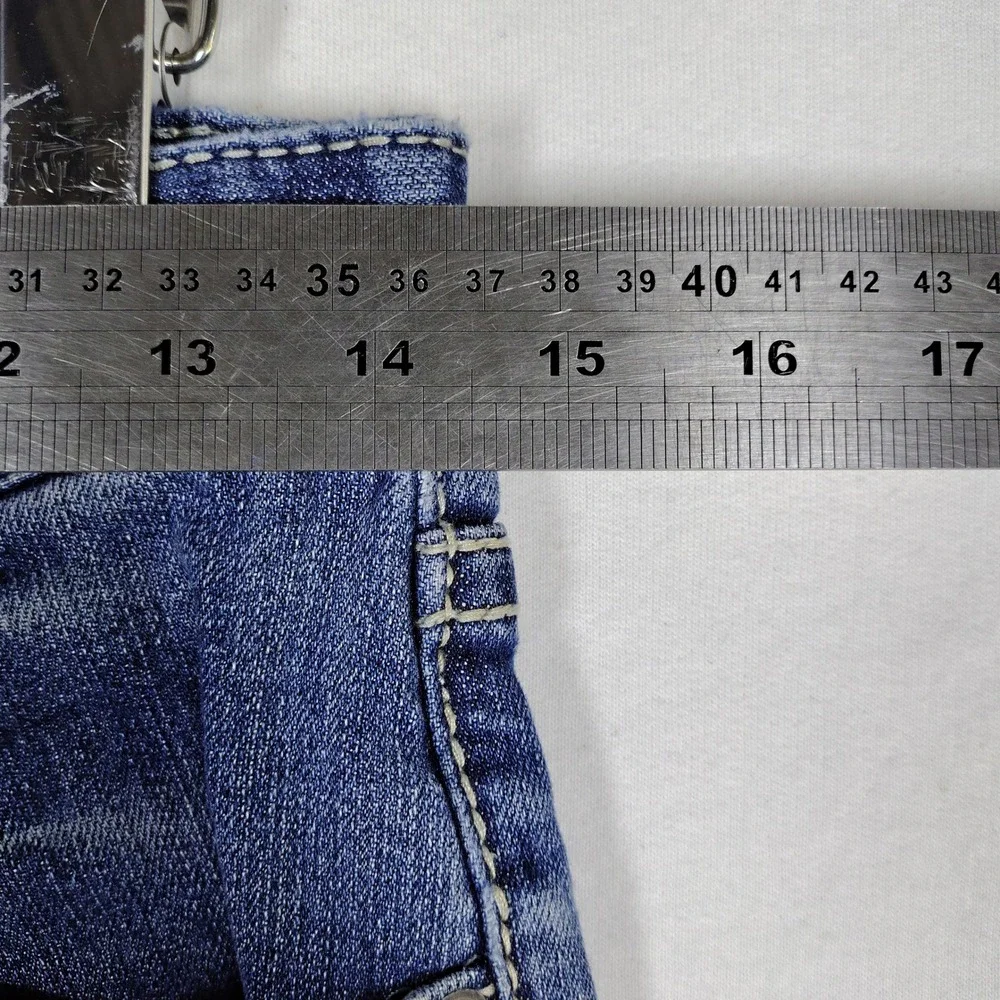 Rock and Roll Denim Revolver Straight Slim Leg Blue Jeans 29x30 Mens